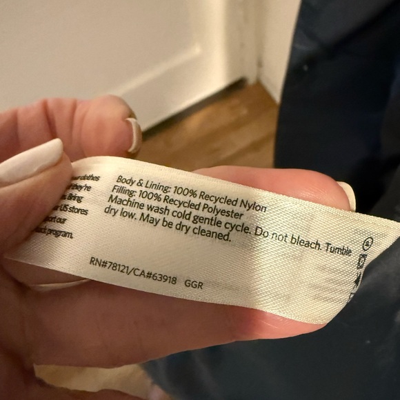 Eileen Fisher Charcoal Puffer Jacket - Picture 6 of 6